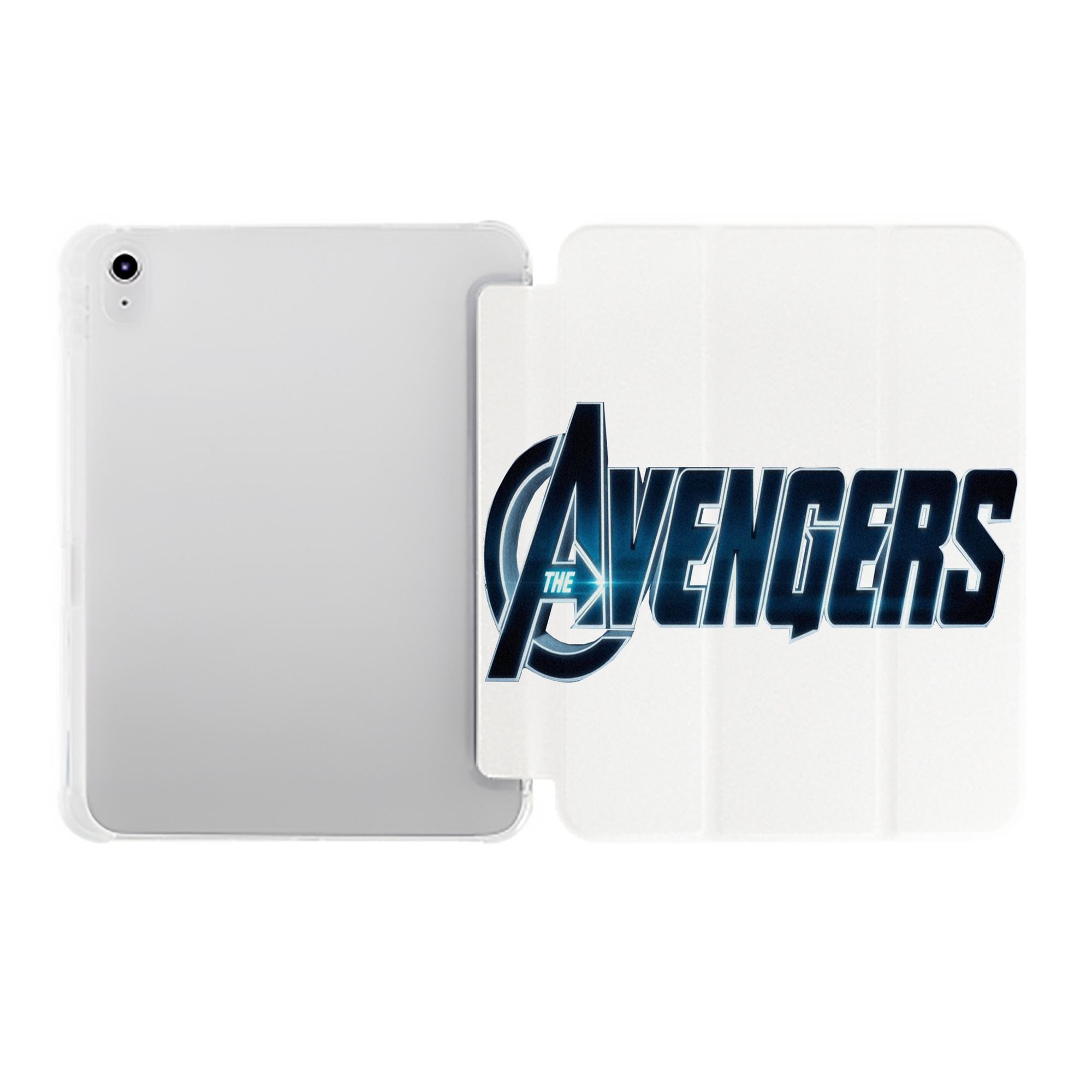 （画像用） アベンジャーズ The Avengers IPad ケース ペン収納付き 三つ折りスタンド PUレザー×シリコン 対応機種9.5/10.5/10.9インチ